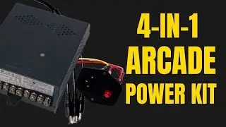 4-in-1 Arcade Power Kit for Raspberry Pi – Clean Cabinet Power for MAME & RetroPie Builds