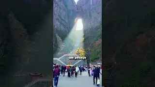 O LUGAR Que INSPIROU O Filme Do AVATAR (Zhangjiajie) via: 119787093 no App Douyin) #viagem #paraiso