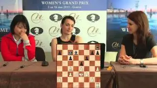Press Conference Round 6: Ju Wenjun (CHN) - Kateryna Lagno (UKR)