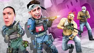 ХАЙПЕР НА ПРОТЯЖЕНИИ 16 МИНУТ ПЫТАЕТСЯ ИГРАТЬ В (CS GO 2)