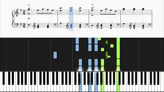 F. Schubert - 12 Grazer Waltzer, D. 924, Op.  91, No. 11 (Piano Tutorial)