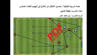 حصة تدريبية تكتيكية للفئات الصغرى:تحسين الانتقال من الدفاع الى الهجوم