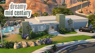 dreamy mid century \\ The Sims 4 speed build