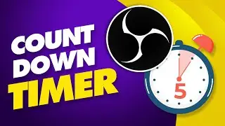 How to Add a Countdown Timer to OBS [NEW WAY]