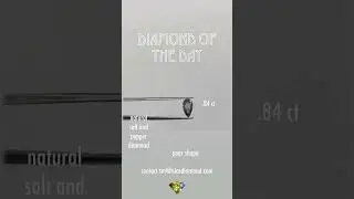 #diamondoftheday gray pear shaped diamond #diamonds #graydiamonds #saltandpepper