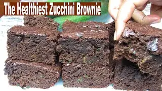 HEALTHY ZUCCHINI BROWNIE RECIPE | TASTY BROWNIE WITH ZUCCHINI