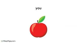 Repetitive Reading Simple Sentence and Phrase 04 - Sweet Red Apples