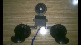 How to install two types of horn and horn tuner with relay  activa