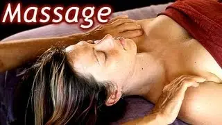 HD Head Massage with Oil, Face & Neck How To Techniques Relaxing ASMR Massage Body Work