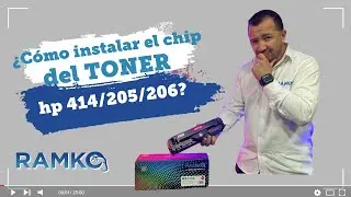 COMO CAMBIAR EL CHIP PARA EL TONER HP 414/215/206 COMPATIBLE. W2020A/W2110A/W2310A