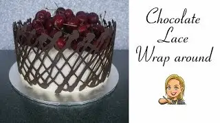 Chocolate Lace Wrap Around Cake - How to make a Chocolate Cake Wrap