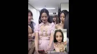 Chaennie cute reaction to jisoo transition
