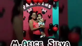Aniversário Minnie vermelha da Maria Alice.