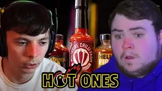 I Forced My Friends To Try The Hot Ones Challenge...