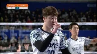 [V리그] 현대캐피탈 : 우리카드 경기 MVP 나경복 (01.27)