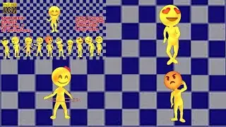 Footage green screen Smiley