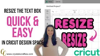 Resize the Text Box in Design Space (updated 2024 tutorial)