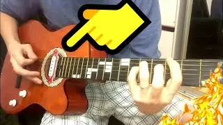 Electric guitar from acoustic