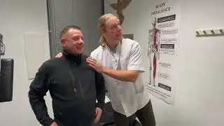 Vakman Marcin met rug- en schouderklachten behandeld met Chiropractie - Chiropractor Rotterdam