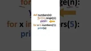 what is & how to yield #python #youtubeshorts #pythonprogramming #pythontutorial
