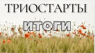 ✨Подвожу итоги в СП "Триостарты Июля" ✨Есть готовая работа 😉