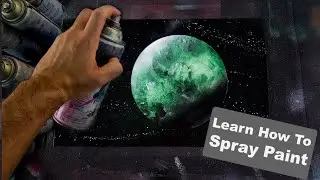 Spray Paint Art Planet Tutorial