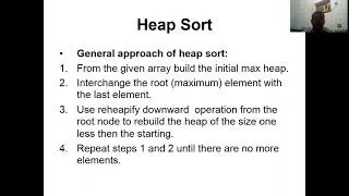 Lecture 59 Heap Sort
