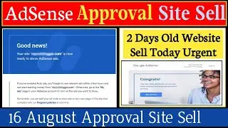 Urgently Sell AdSense Approval Site | Website Sell Urgently