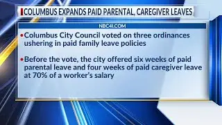 Columbus expands paid parental, caregiver leaves for its employees