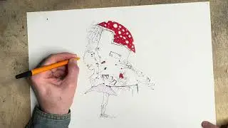 Creepy Horror Drawings Fast drawing Fantasy Monsters| diy No Talking