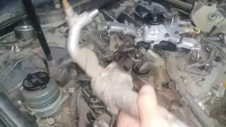 Toyota Camry 3.5 , 2GR-FE замена помпы на месте