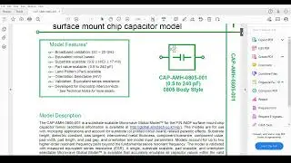 Modelithics Short Waves: Orientation Selectability within the Modelithics Capacitor Models
