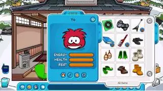 Club Penguin-My Puffles Inventory??!!