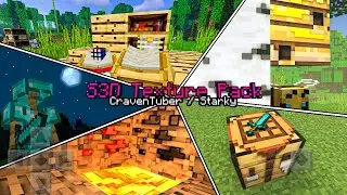 MCPE S3D V4 256x Texture Pack | Best 3D Texture Pack For MCPE (Shaders, Animated Blocks, 3D Animals)