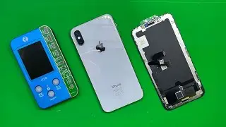 How To Replace iPhone X LCD Glass Screen | LCD Replacement | Restore TRUE TONE |
