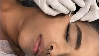 FURANDO O MICRODERMAL O LABRET VERTICAL E A BOCA! NO MESMO DIAA