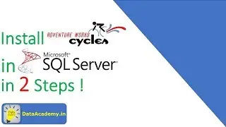Install AdventureWorks Sample Database in 2 Steps