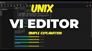 Unix Vi Editor