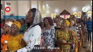 Best Nigerian Choir Queen of Peace Youth Ch Enugu St sing🙌Nkembo Alleluia Tsailuba Congolese🌹Gloria