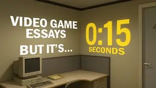 Video game essays, but its the first 15 seconds