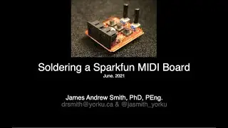 SparkFun Midi board soldering