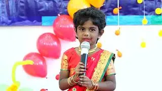 Welcome Speech by Rainbow Kids UKG Jasritha - Euphoria 2024.