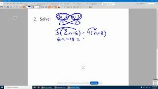 Algebra 2 RQ Ch. 1-2 #2
