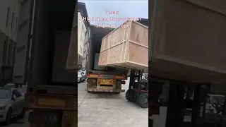 Loading 5 sets Bafu High Speed Flow Wrapper into 40FT container