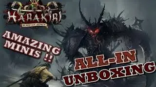 Unboxing: Harakiri: Blades of Honour [HONOR PLEDGE (ALL-IN)] [KICKSTARTER]