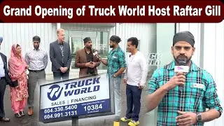 Grand Opening of Truck World Host Raftar Gill