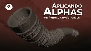 Aplicando ALPHAS em formas arredondadas  (Maxon ZBrush)