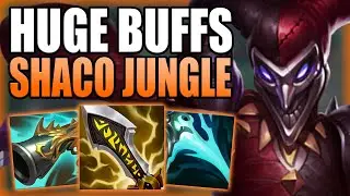 AD SHACO JUNGLE JUST RECEIVED SOME HUGE BUFFS! - Best Build/Runes S+ Guide - League of Legends