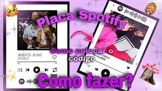 COMO FAZER A IMAGEM DO SPOTIFY * muito fácil e simples 😍