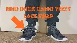 Adidas NMD XR1 Duck Camo Yeezy Lace Swap